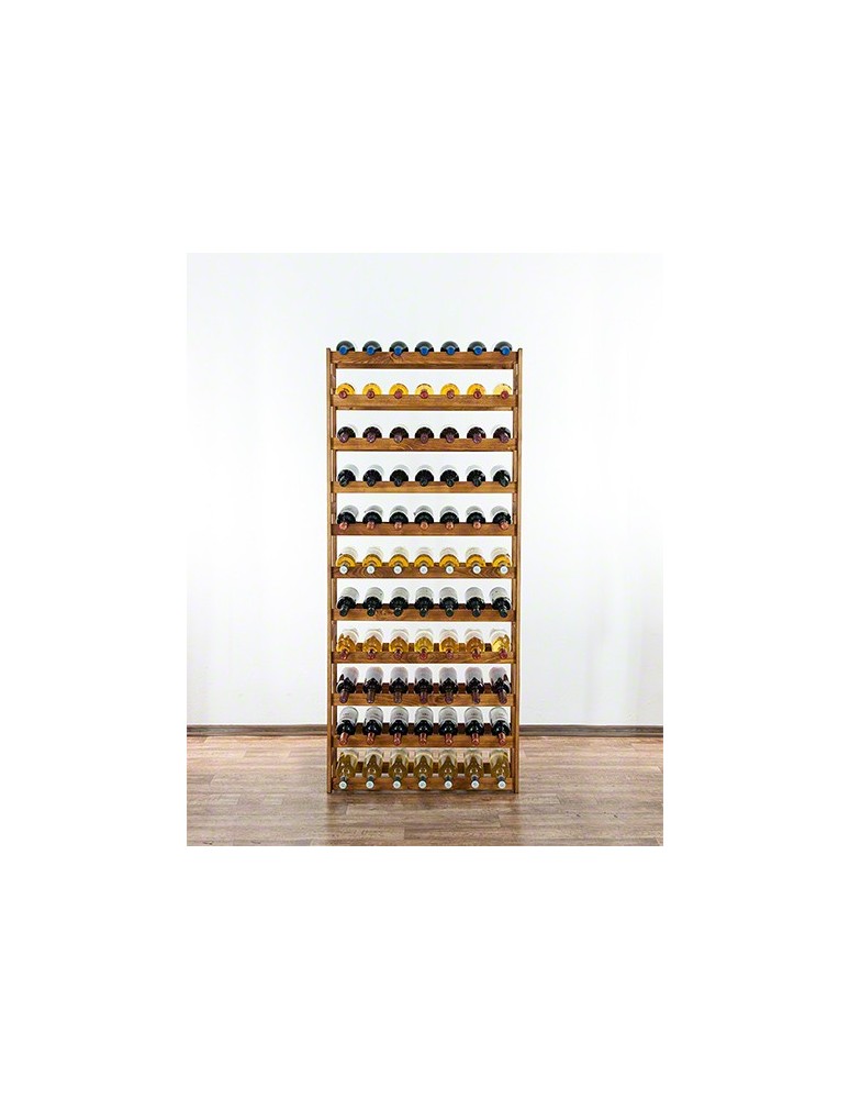 Regały - Drewniany regał na wino RW-1 /77 butelek/ Olcha - product b2b.wamar.biz 6