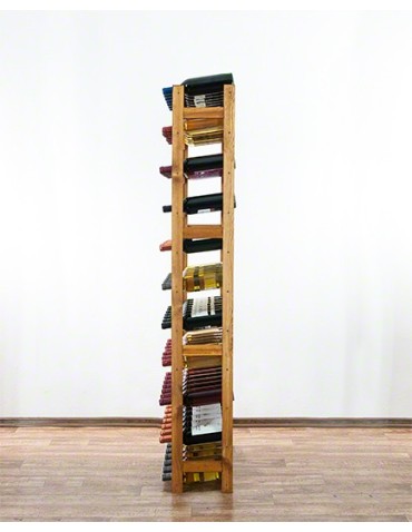 Regały - Drewniany regał na wino RW-1 /77 butelek/ Olcha - product 7