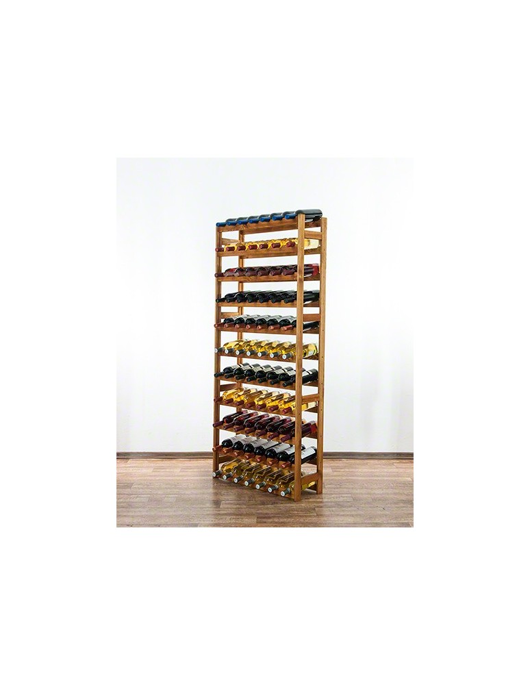 Regały - Drewniany regał na wino RW-1 /77 butelek/ Olcha - product b2b.wamar.biz 8