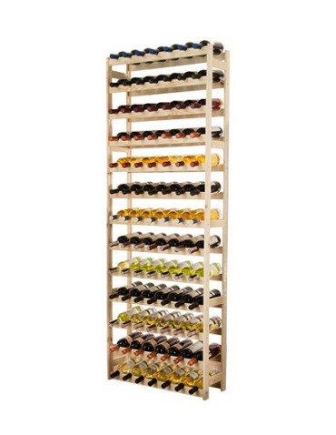 Drewniany regał na wino RW-1 /91 butelek/ Naturalny - product 2