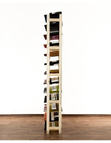 Regały - Drewniany regał na wino RW-1 /91 butelek/ Naturalny - product 3