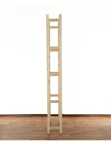 Regały - Drewniany regał na wino RW-1 /91 butelek/ Naturalny - product 7