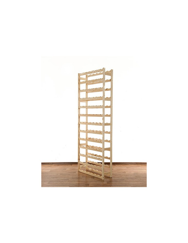 Regały - Drewniany regał na wino RW-1 /91 butelek/ Naturalny - product b2b.wamar.biz 8