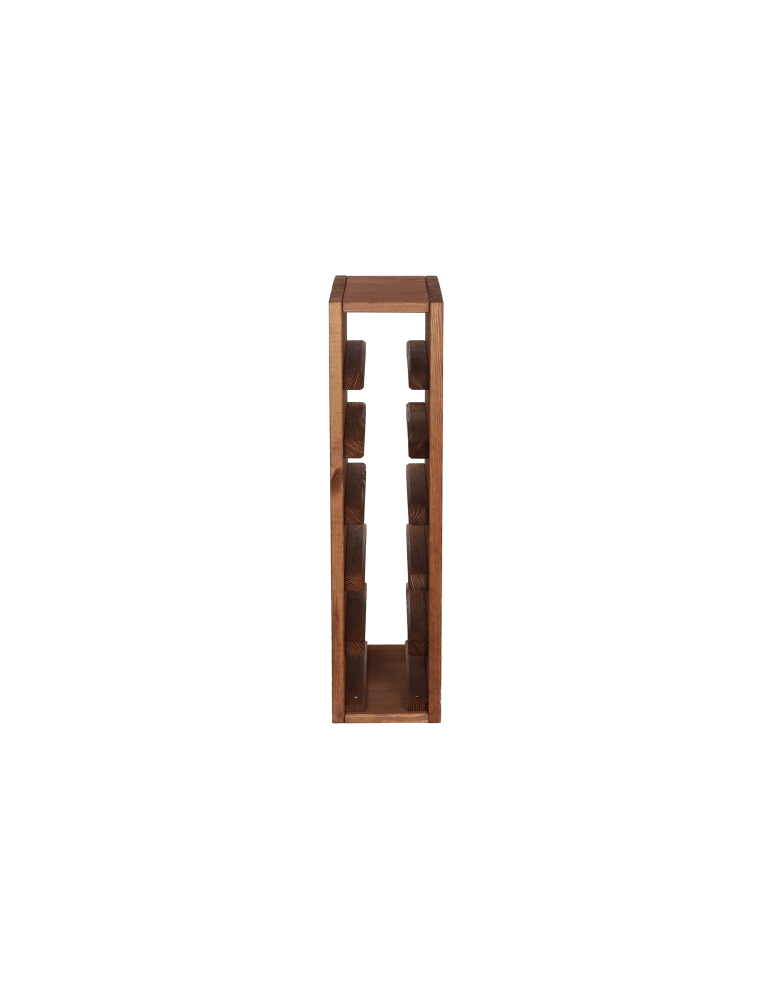 Regały - Modułowy Słupek na Wino RW61 (Na 6 Butelek) – Brązowe Drewno - product b2b.wamar.biz 2