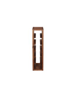Modułowy Słupek na Wino RW61 (Na 6 Butelek) – Brązowe Drewno - product 2