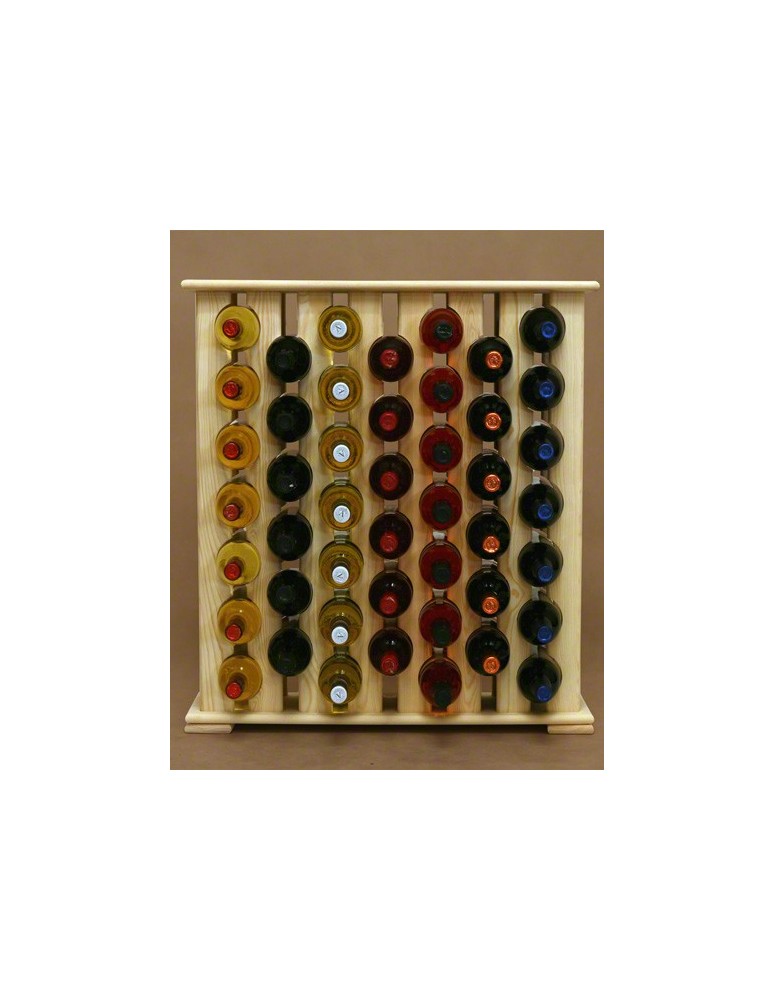 Regały - Regał na Wino RW-12/ 46 Butelek - Naturalne Drewno - product b2b.wamar.biz 2