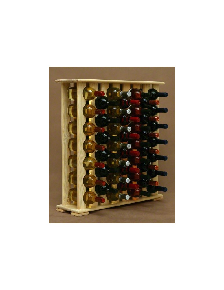 Regały - Regał na Wino RW-12/ 46 Butelek - Naturalne Drewno - product b2b.wamar.biz 5