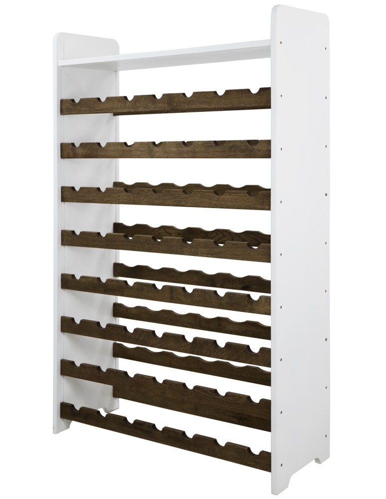 Regały - Dębowy regał na wino z półką RW-20 /56 butelek/ – White & Dark Oak - product b2b.wamar.biz 7