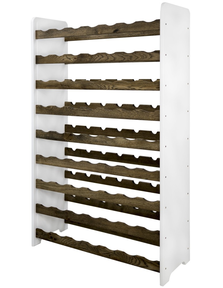 Regały - Dębowy regał na wino RW-20 /63 butelki/ – White & Dark Oak - product b2b.wamar.biz 5