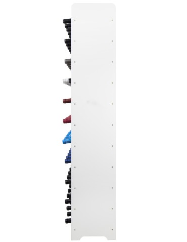 Regały - Dębowy regał na wino RW-20 /77 butelek/ – White & Dark Oak - produkt 4