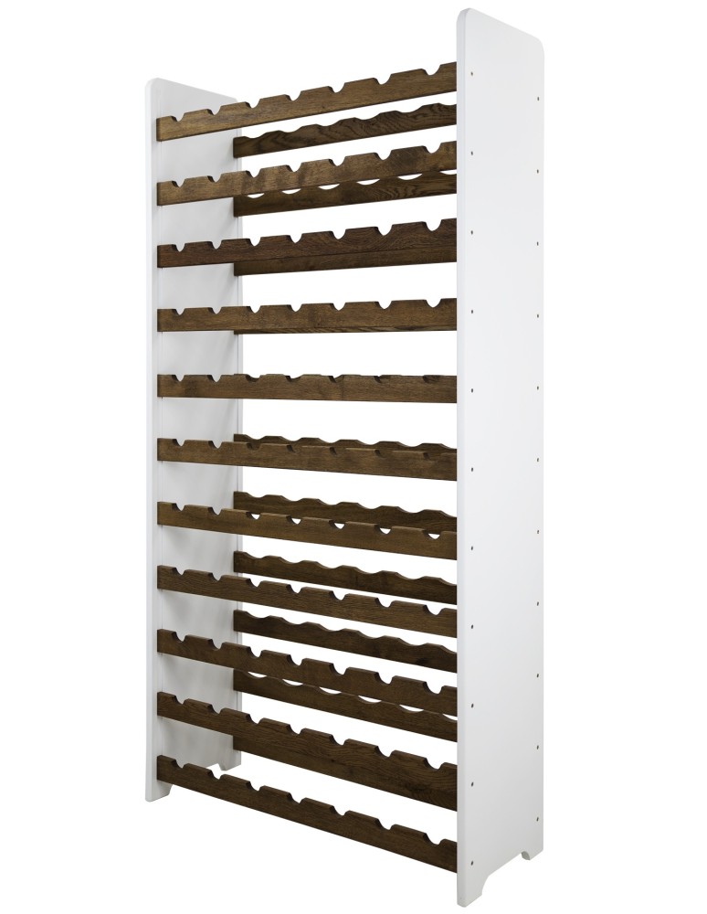 Regały - Dębowy regał na wino RW-20 /77 butelek/ – White & Dark Oak - produkt b2b.wamar.biz 7