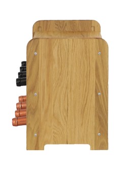 Dębowy Regał na Wino z Półką RW-22/8 butelek/ Olejowany - product 2