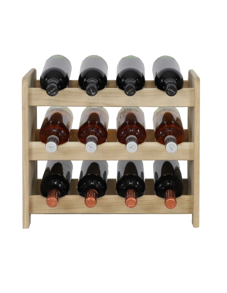 Regały - Dębowy Regał na Wino RW-22/12 butelek/ Naturalny - product b2b.wamar.biz 7