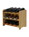 Dębowy Regał na Wino RW-22/12 butelek/ Olejowany