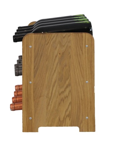 Regały - Dębowy Regał na Wino RW-22/12 butelek/ Olejowany - product 3