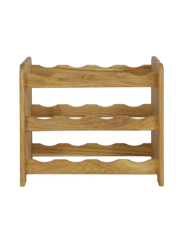 Regały - Dębowy Regał na Wino RW-22/12 butelek/ Olejowany - product 4