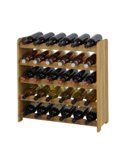Dębowy Regał na Wino RW-22/30 butelek/ Olejowany