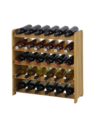 Regały - Dębowy Regał na Wino RW-22/30 butelek/ Olejowany - product 4