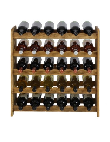 Regały - Dębowy Regał na Wino RW-22/30 butelek/ Olejowany - product 5