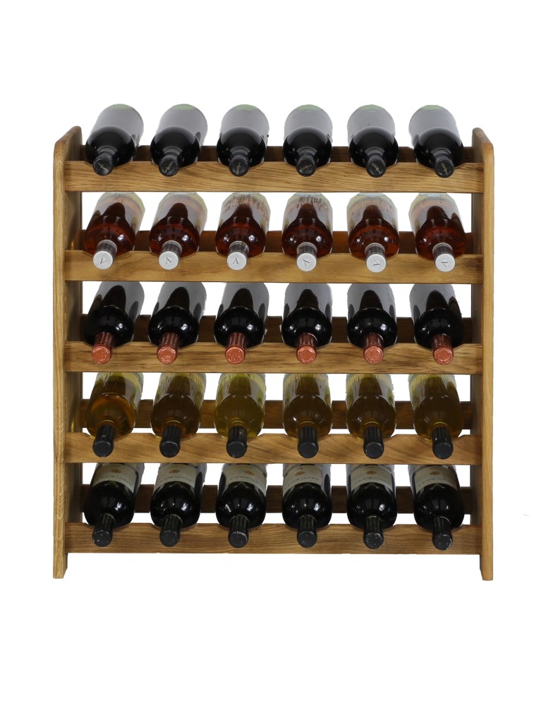 Regały - Dębowy Regał na Wino RW-22/30 butelek/ Olejowany - product b2b.wamar.biz 5