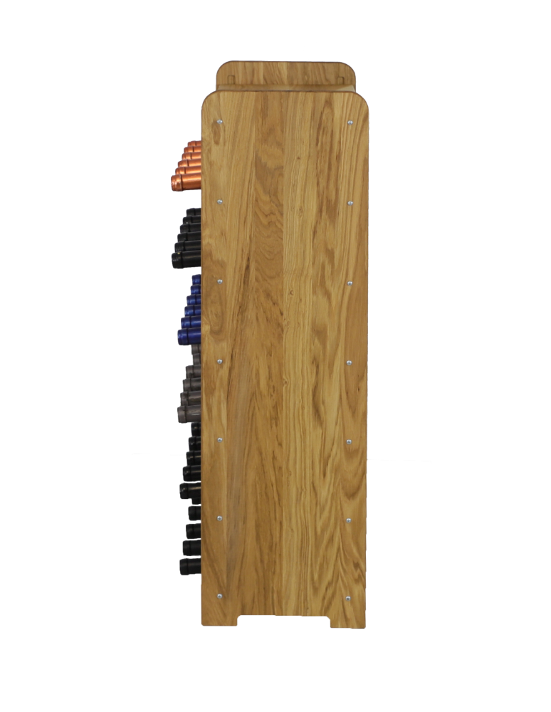 Regały - Dębowy Regał na Wino z Półką RW-22/36 butelek/ Olejowany - product b2b.wamar.biz 4