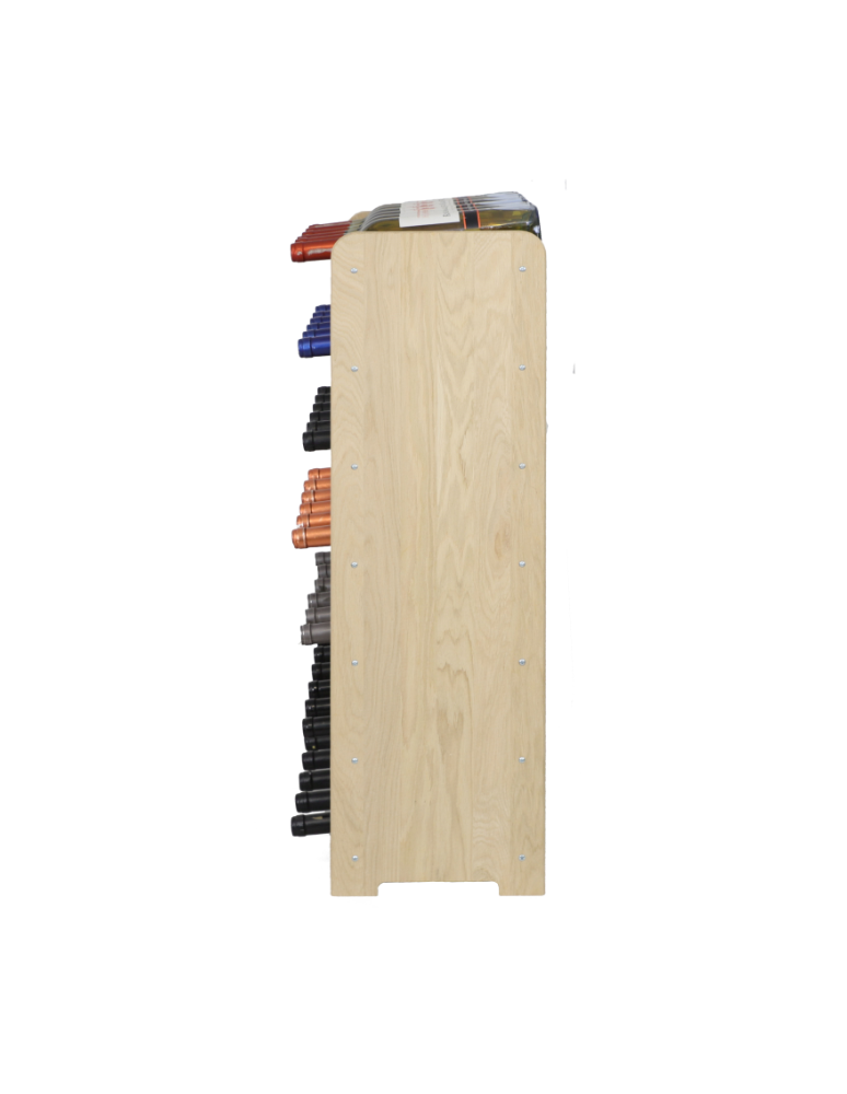 Regały - Dębowy Regał na Wino RW-22/42 butelki/ Naturalny - product b2b.wamar.biz 2