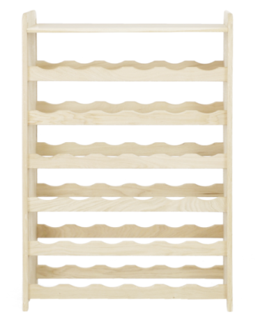 Regały - Dębowy Regał na Wino RW-22/42 butelki/ Naturalny - product 3