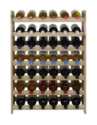 Regały - Dębowy Regał na Wino RW-22/42 butelki/ Naturalny - product 5