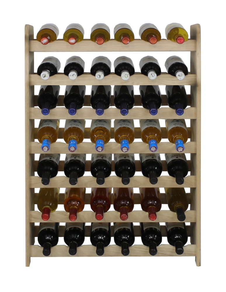 Regały - Dębowy Regał na Wino RW-22/42 butelki/ Naturalny - product b2b.wamar.biz 5
