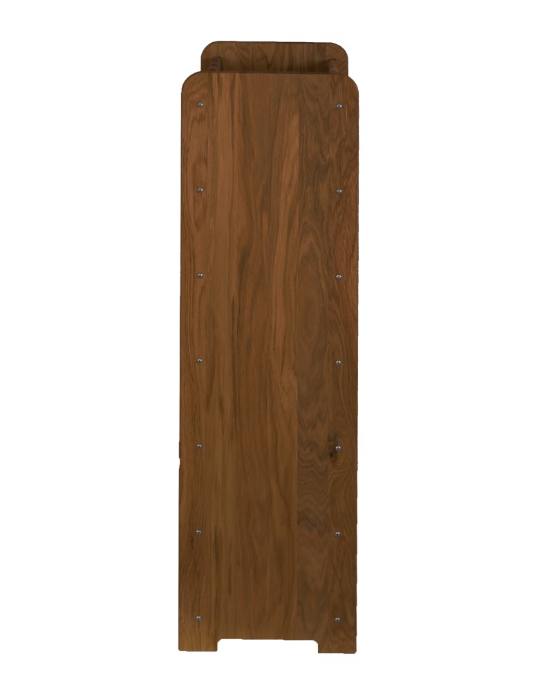 Regały - Dębowy Regał na Wino RW-22/42 butelki/ Opalany Olej - product b2b.wamar.biz 5