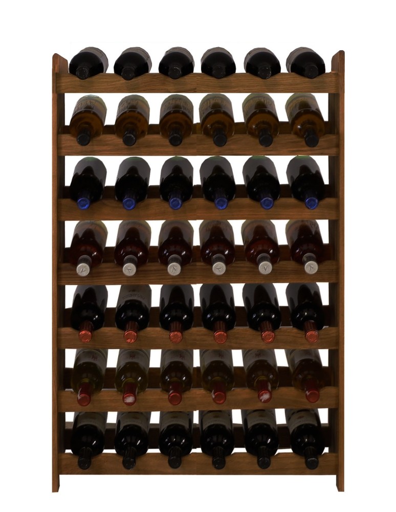 Regały - Dębowy Regał na Wino RW-22/42 butelki/ Opalany Olej - product b2b.wamar.biz 7