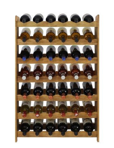 Regały - Dębowy Regał na Wino RW-22/42 butelki/ Olejowany - produkt 3