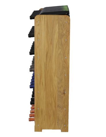 Regały - Dębowy Regał na Wino RW-22/42 butelki/ Olejowany - produkt 6