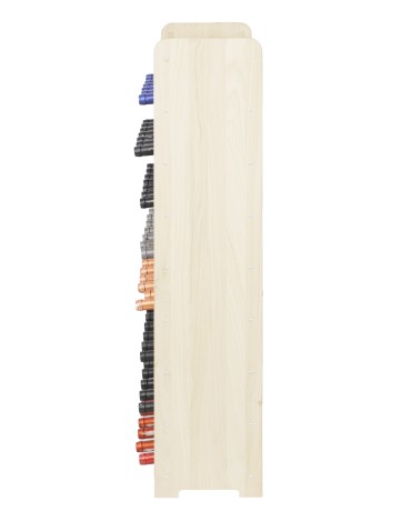 Regały - Dębowy Regał na Wino z Półką RW-22/56 butelek/ Naturalny - product 4