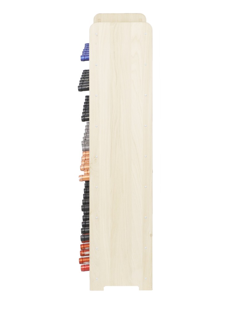 Regały - Dębowy Regał na Wino z Półką RW-22/56 butelek/ Naturalny - product b2b.wamar.biz 4