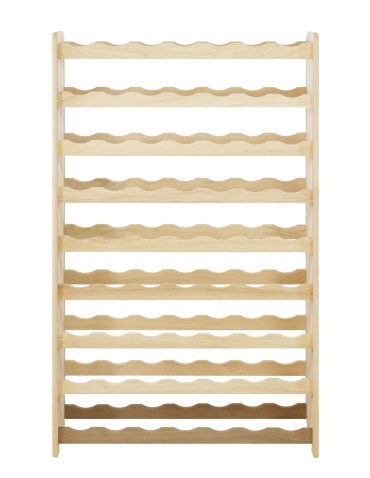 Regały - Dębowy Regał na Wino RW-22/63 butelki/ Naturalny - produkt 4