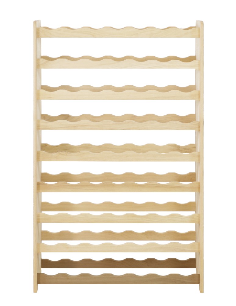 Regały - Dębowy Regał na Wino RW-22/63 butelki/ Naturalny - produkt b2b.wamar.biz 4