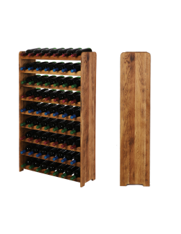 Dębowy Regał na Wino RW-22/63 butelki/ Opalany Olej