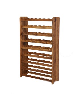 Dębowy Regał na Wino RW-22/63 butelki/ Opalany Olej - product 2