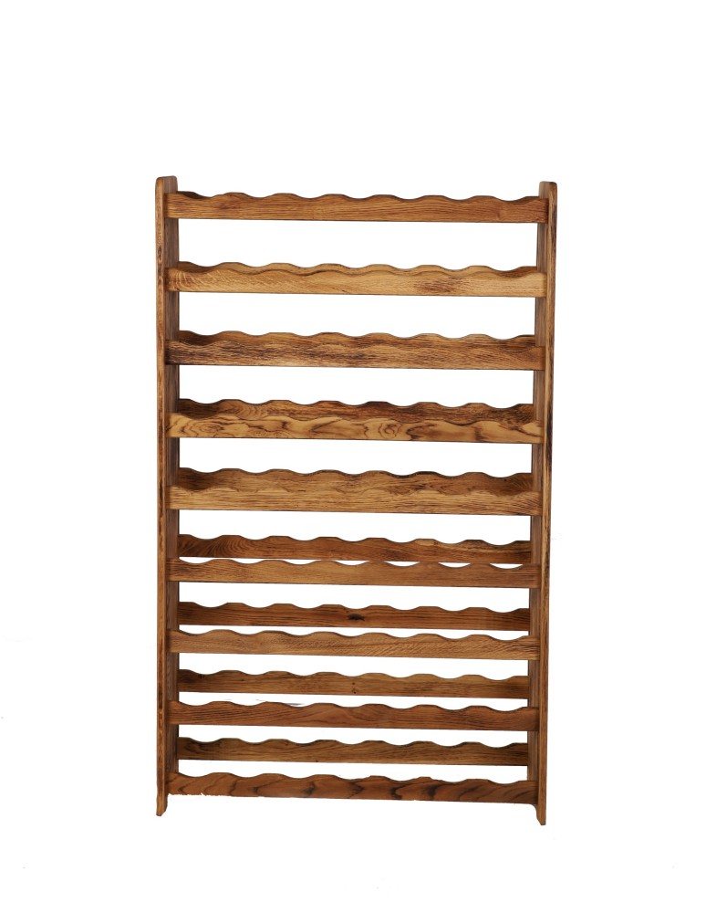 Regały - Dębowy Regał na Wino RW-22/63 butelki/ Opalany Olej - product b2b.wamar.biz 6