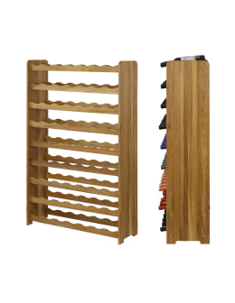 Dębowy Regał na Wino RW-22/63 butelki/ Olejowany