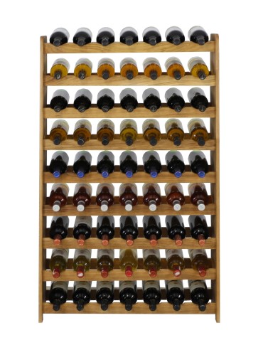 Regały - Dębowy Regał na Wino RW-22/63 butelki/ Olejowany - product 3
