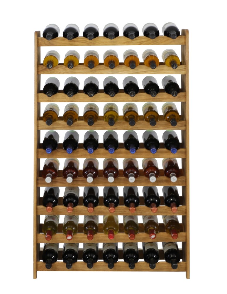Regały - Dębowy Regał na Wino RW-22/63 butelki/ Olejowany - product b2b.wamar.biz 3