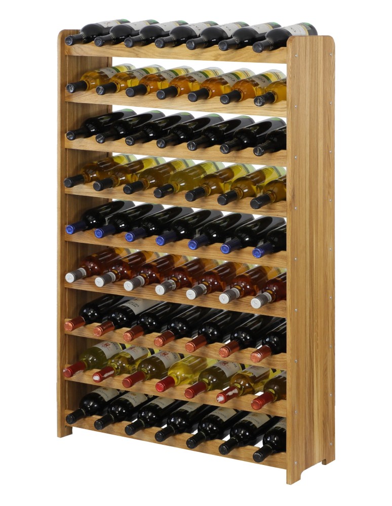 Regały - Dębowy Regał na Wino RW-22/63 butelki/ Olejowany - product b2b.wamar.biz 4