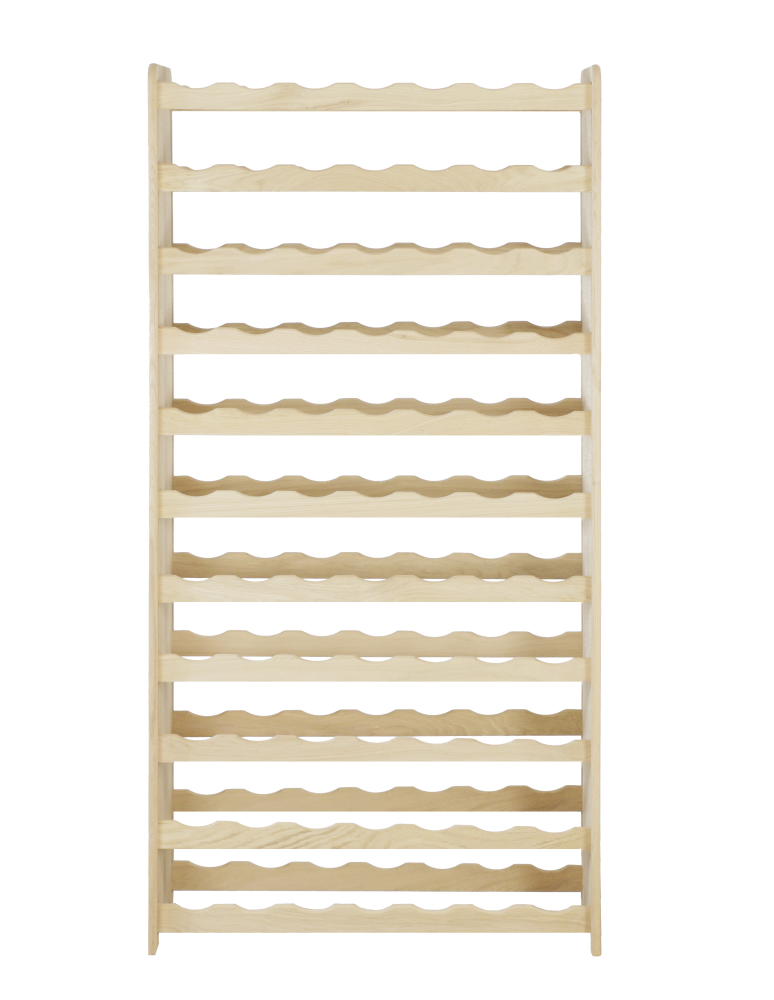 Regały - Dębowy Regał na Wino RW-22/77 butelek/ Naturalny - produkt b2b.wamar.biz 7