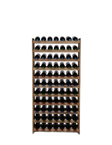 Dębowy Regał na Wino RW-22/77 butelek/ Opalany - product 2