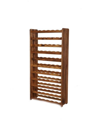Regały - Dębowy Regał na Wino RW-22/77 butelek/ Opalany Olej - product 3