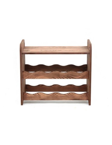 Regały - Regał na wino z półką RW-16 /8 butelek/ - Brązowy Dekor - product 6