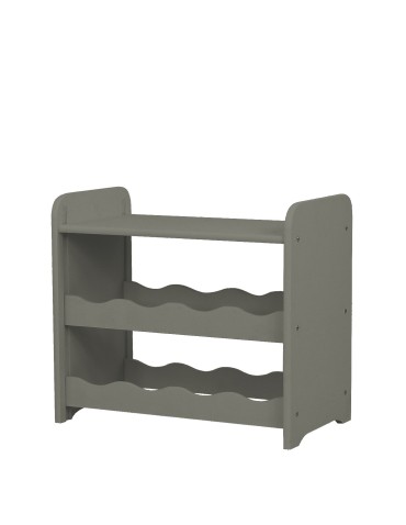 Regały - Regał na wino z półką RW-16 /8 butelek/ - Szary - product 5