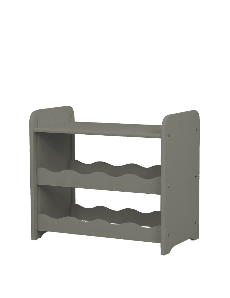 Regały - Regał na wino z półką RW-16 /8 butelek/ - Szary - product b2b.wamar.biz 5